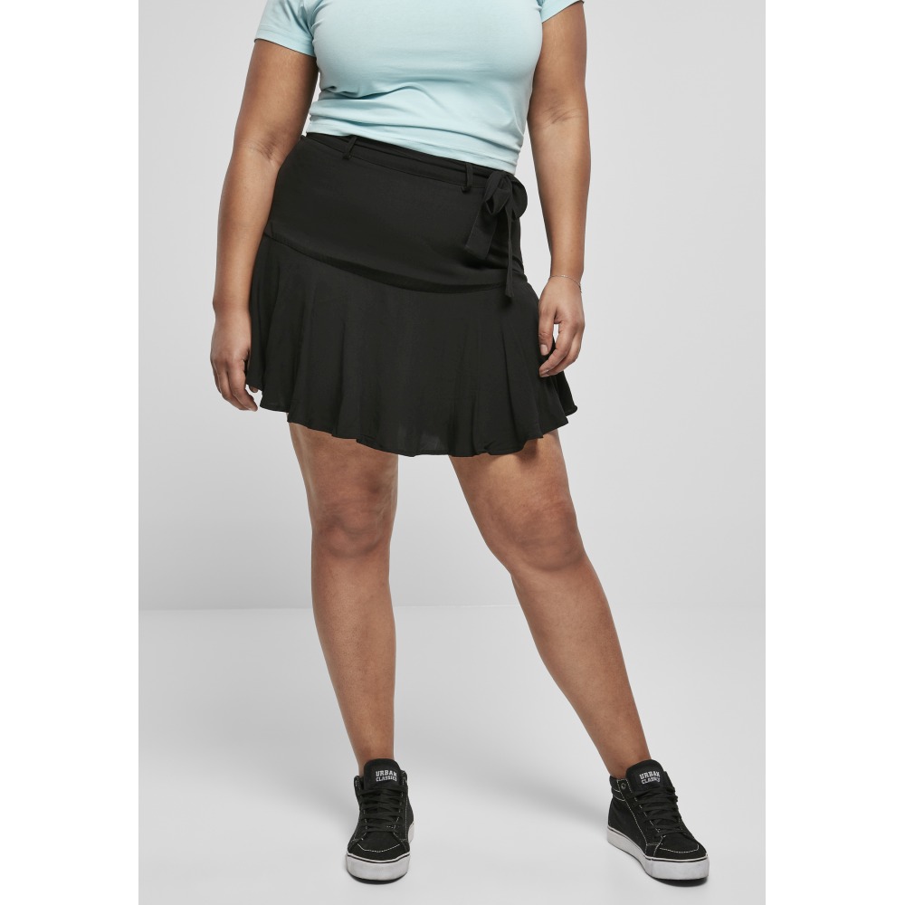 Urban Classics - Viscose Kurzer Rock - Schwarz
